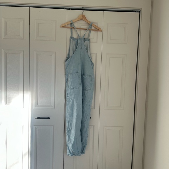 Zara 100% Cotton Denim Jumpsuit - Picture 6 of 11